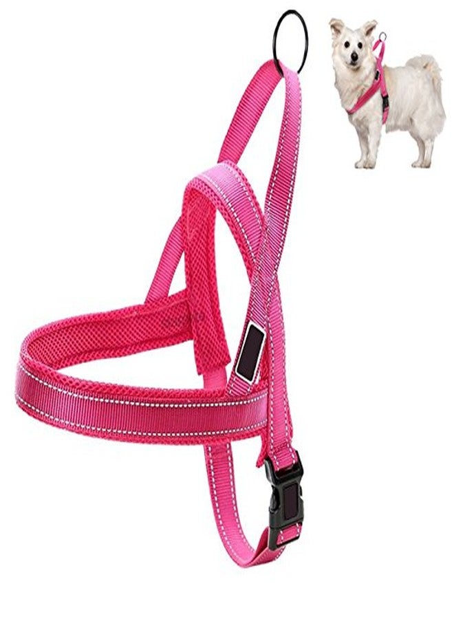 Futaba No Pull Nylon Quick Fit Reflective Dog Harness - Pink- Medium - Image 4